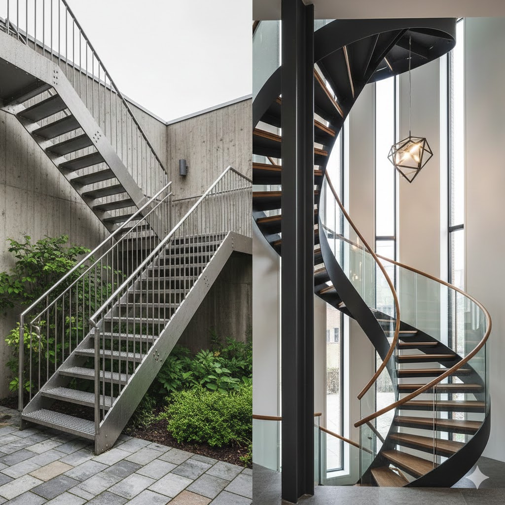 Escaleras y barandillas